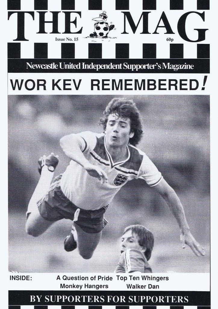 The Mag Cover Issue 15 March 1990 Kevin Keegan Newcastle United