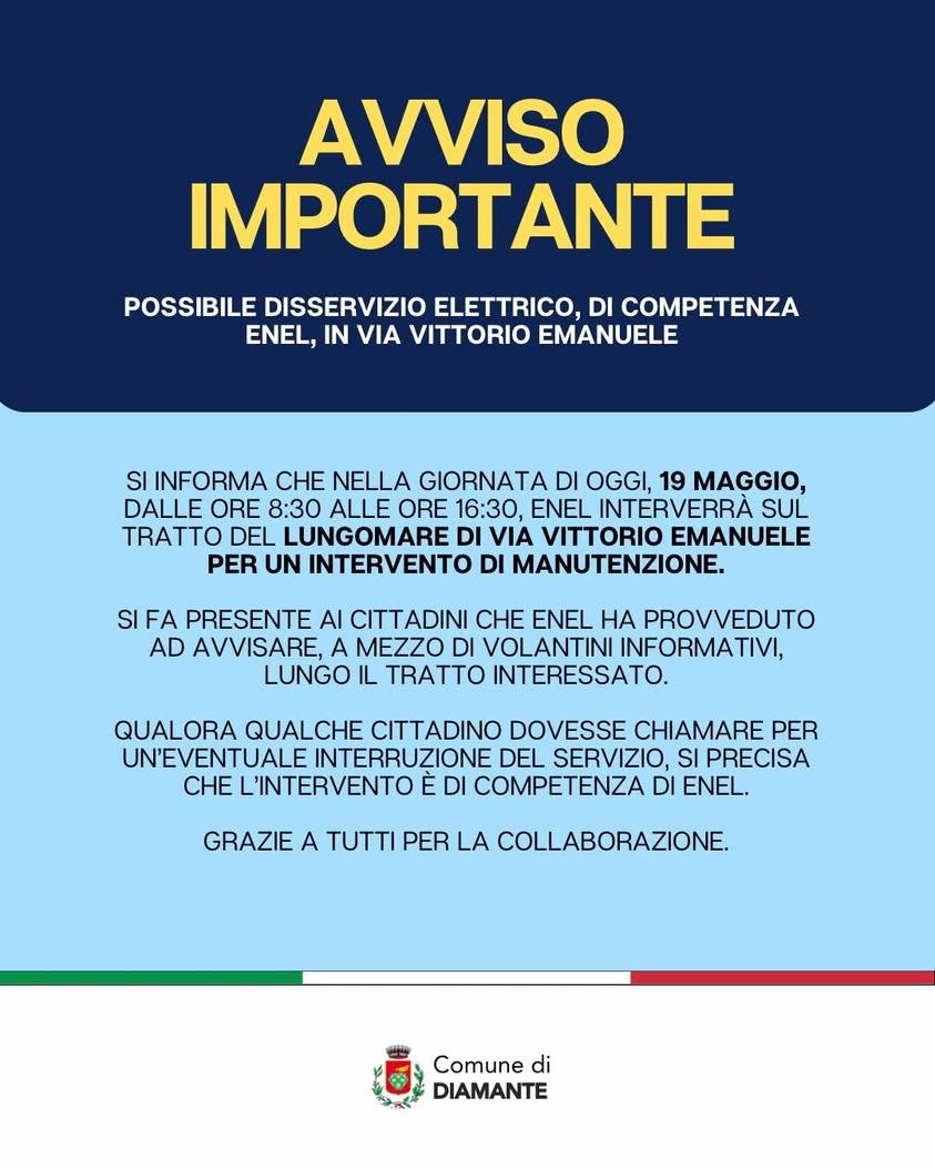 Comune Di Diamante Posted