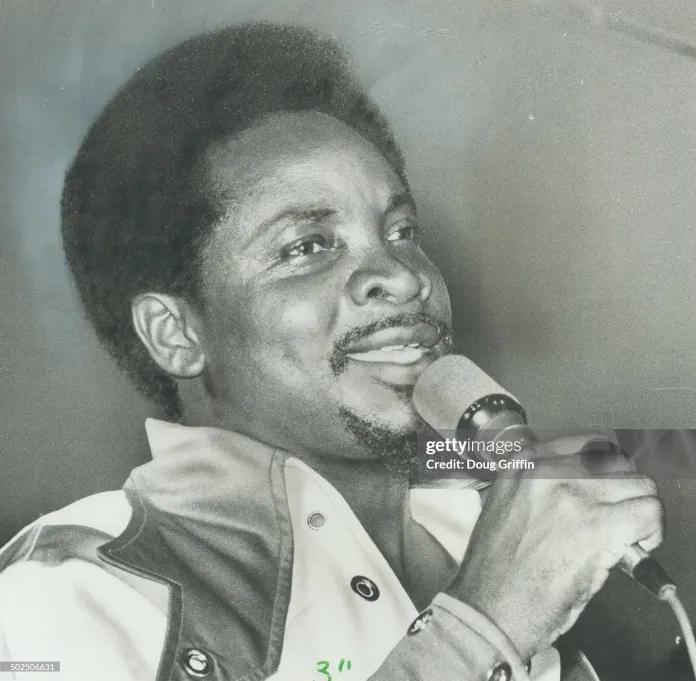 FLASHBACK: The Mighty Sparrow performed enthusiastically at Massey Hall in 1976.   (Photo by Doug Griffin/Toronto Star via Getty Images)
