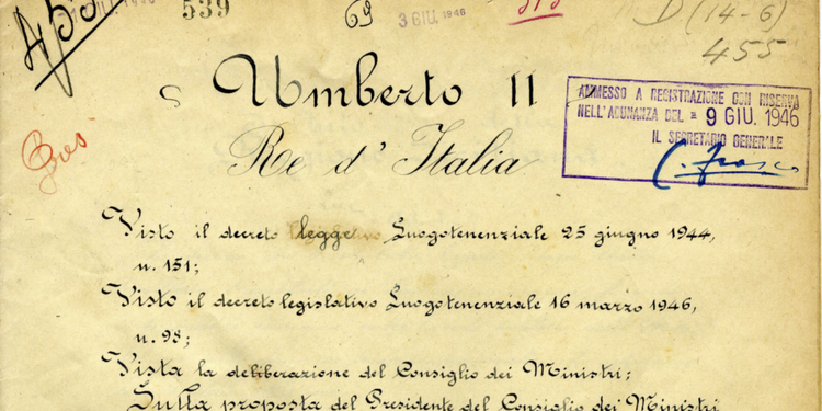 "15 maggio 1946 – 15 maggio 2026". Ottant’anni di Statuto
