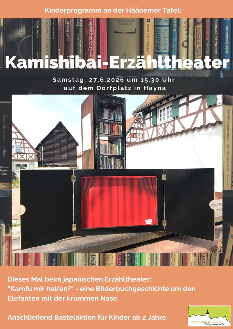 Kamishibai-Erzähltheater an der Haynaer Tafel