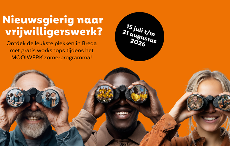 Nieuwsgierig naar vrijwilligerswerk in Breda?