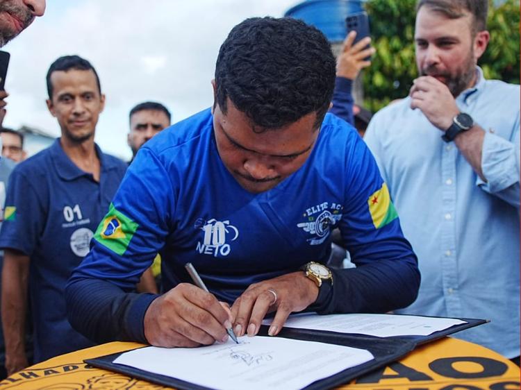 Termo de cooperação prevê instalação de ponto de descanso para motoristas de apps em Rio Branco: 'Dignidade'