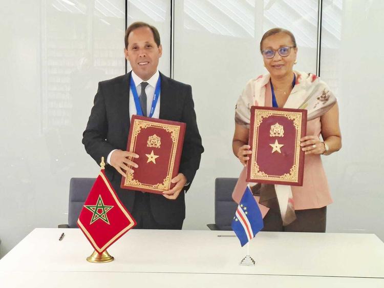اجتماع بين المكتب المغربي للملكية الصناعية والتجارية (OMPIC) ومعهد تدبير الجودة والملكية الفكرية (IGQPI) بجمهورية الرأس الأخضر.