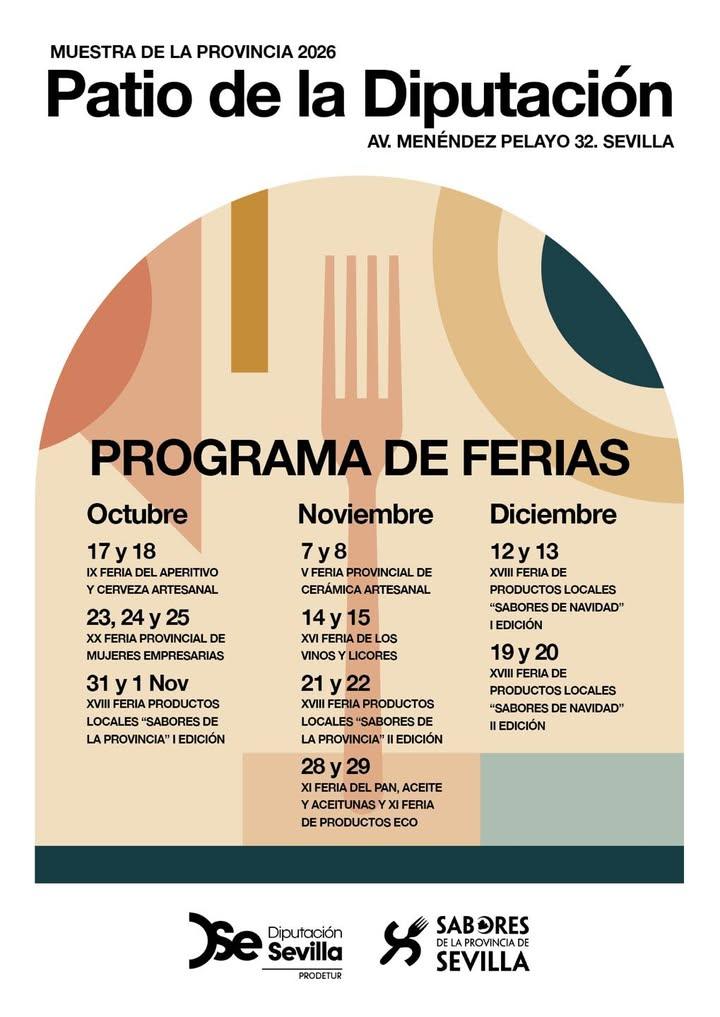 🏪 MUESTRA DE LA PROVINCIA 2026 Prodetur organiza una nueva edición de la Muestra de la Provincia, con ferias temáticas...