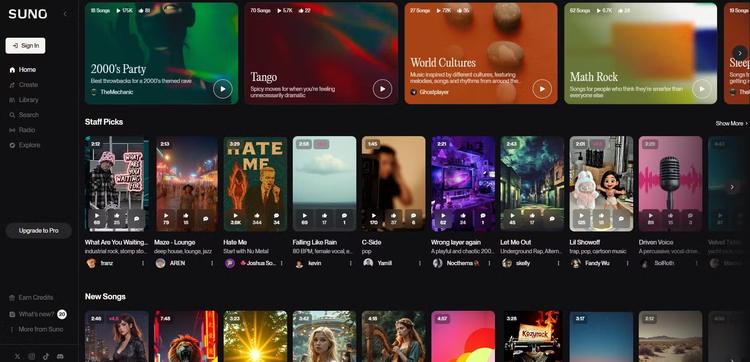 Artistas processam plataforma de IA Suno por clonar vozes e estilos musicais sem autorização