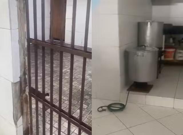 Botijões de gás de paróquia que oferece refeições gratuitas em Campina Grande são furtados