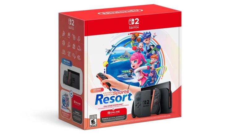 packaging for the nintendo switch 2 nintendo switch sports resort bundle