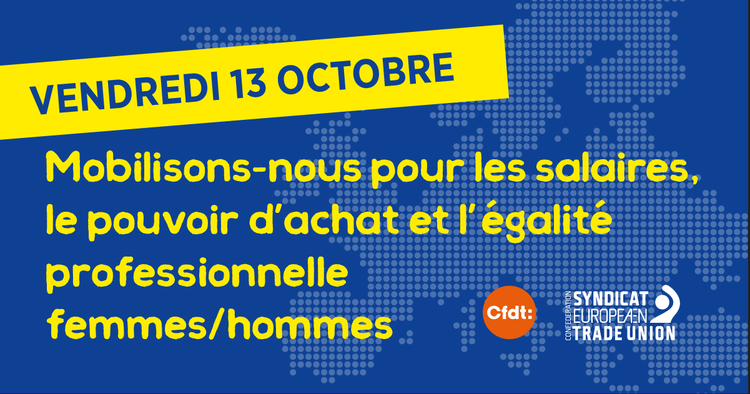 Appel intersyndical à Manifestation en France et en Europe : Vendredi 13 octobre
