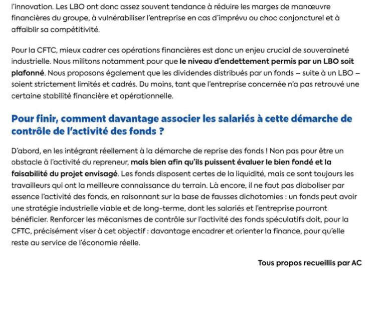 La CFTC Natixis auditionnée par l'Assemblée Nationale sur les fonds spéculatifs