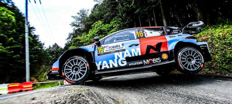 WRC › Hyundai se queda lejos de las expectativas en el asfalto de Japón
