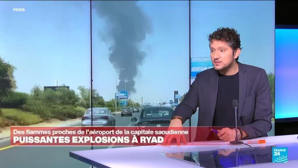 Arabie saoudite : flammes et fumée noire visibles près de l'aéroport de Ryad