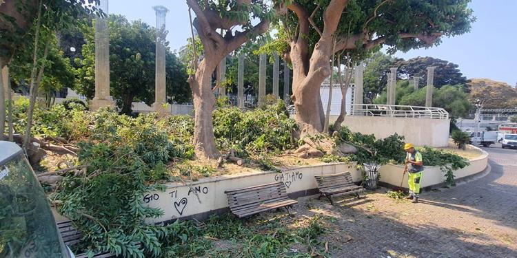 Reggio Calabria: manutenzione straordinaria sul Lungomare Falcomatà FOTO