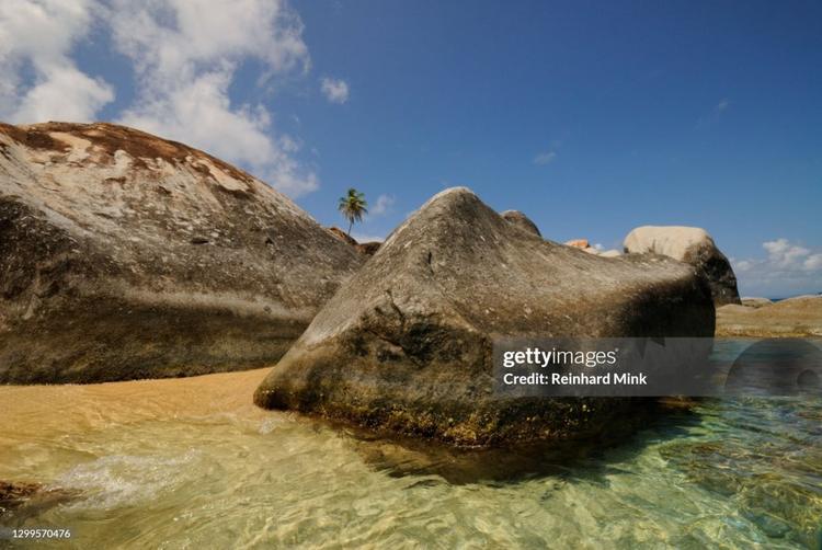 Eighth on the 2026 list of best Caribbean beaches is the Baths in the BVI. 