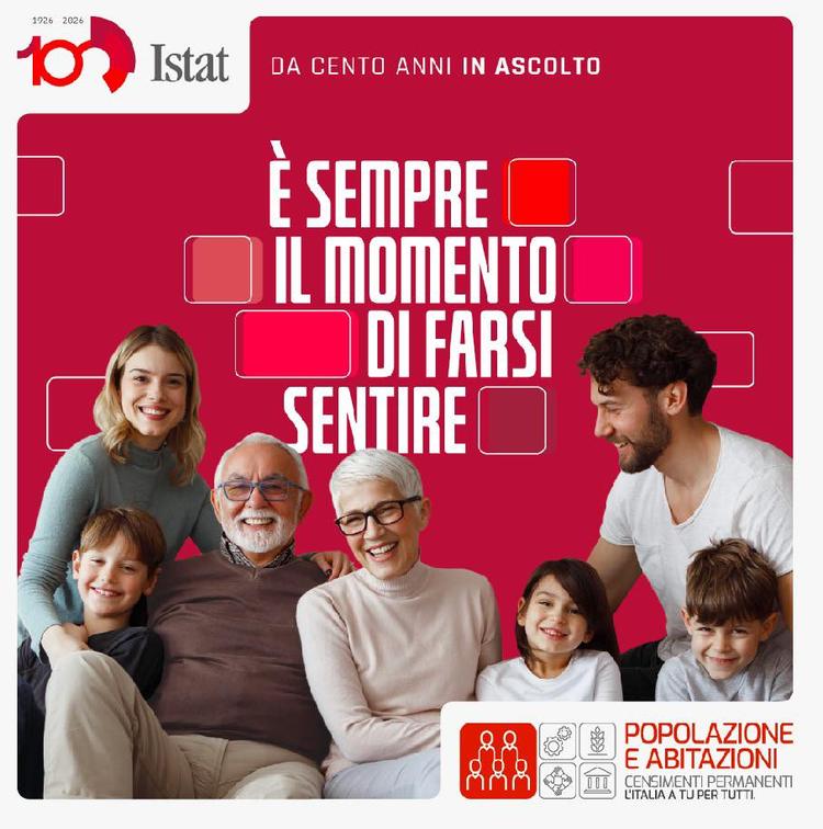 Censimento permanente della popolazione 2026: al via la nuova rilevazione Oggi prende il via la nuova edizione del Censi...