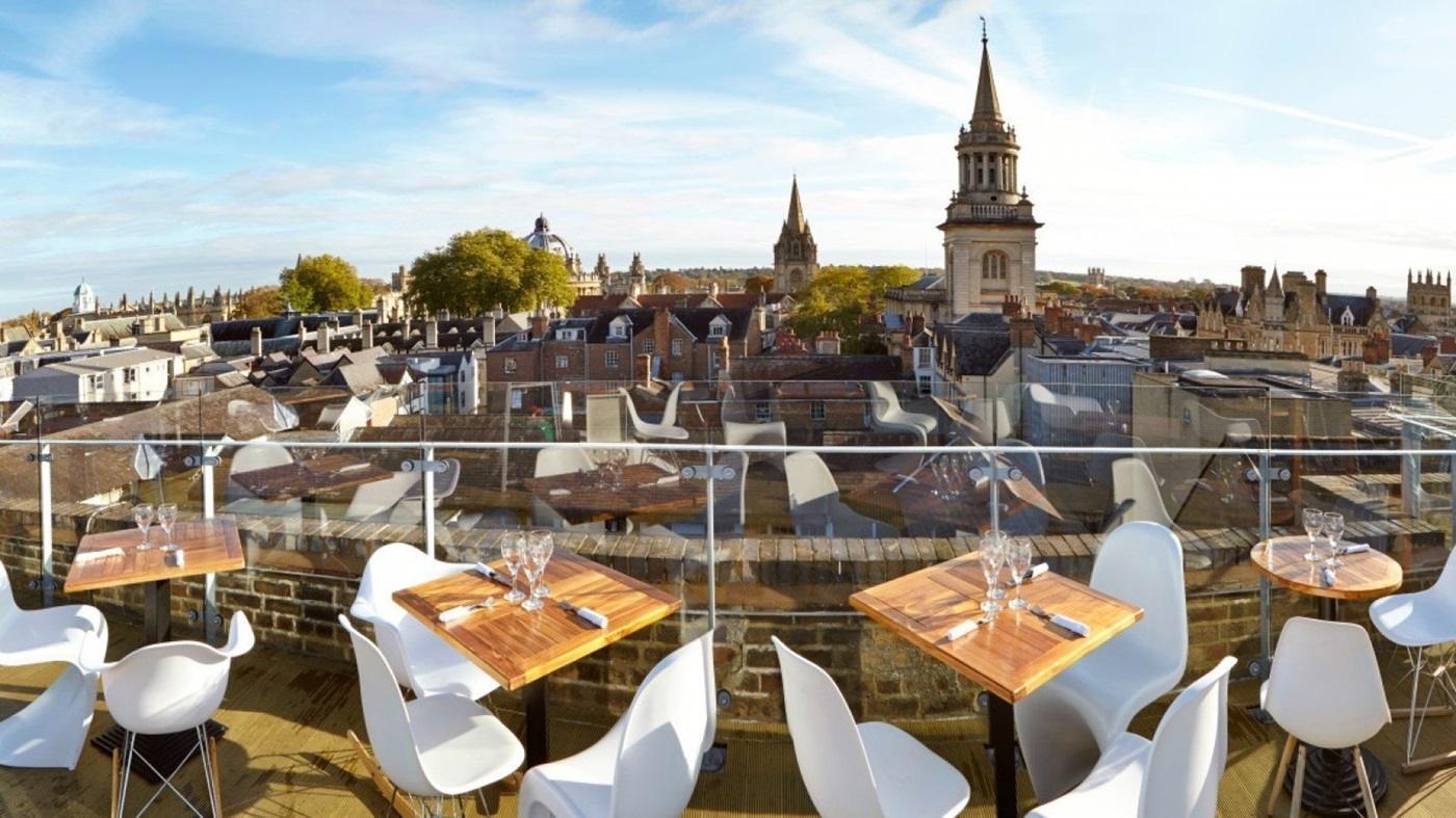 8.5km Oxford Walking Route: Covered Market, Rooftop Bar