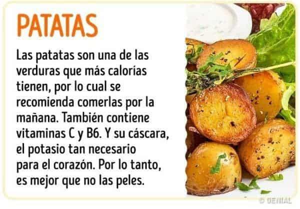 Beneficios de comer patatas