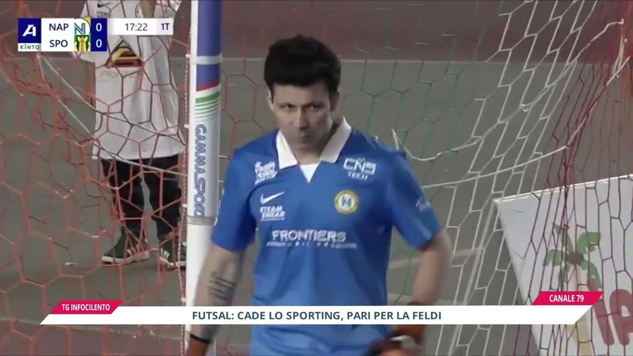 Futsal: cade lo Sporting, pari per la Feldi