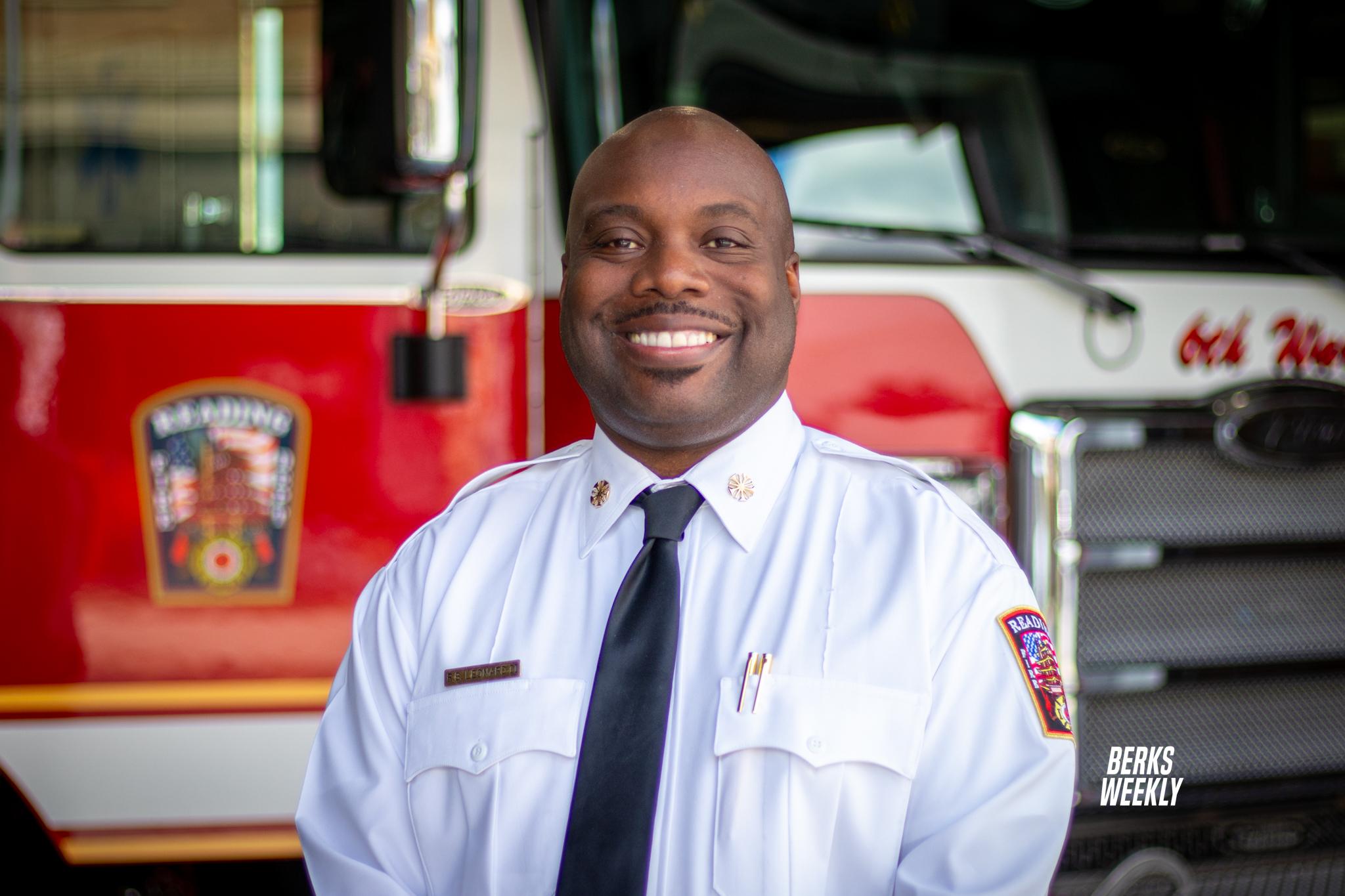 Meet Robert Leonard II, Reading’s new fire chief