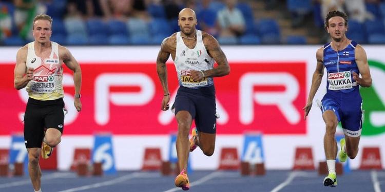 Europei di Atletica, Jacobs che sfortuna! Si infortunia nella finale dei 100 metri