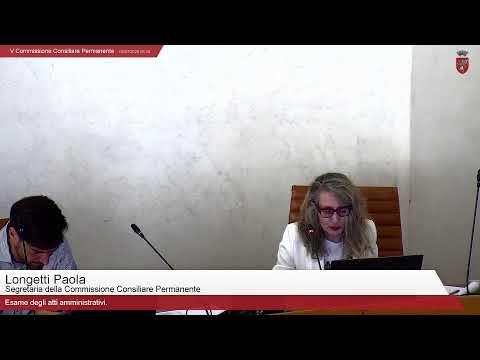 V Commissione Consiliare Permanente