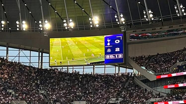 Spurs 0-2 Newcastle United Screen