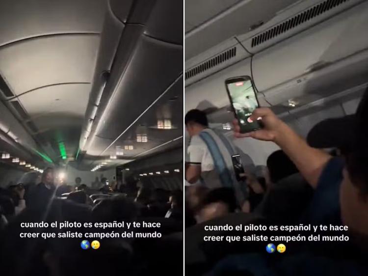 VÍDEO: Piloto faz pegadinha durante voo e passageiros argentinos acreditam que a seleção foi campeã da Copa