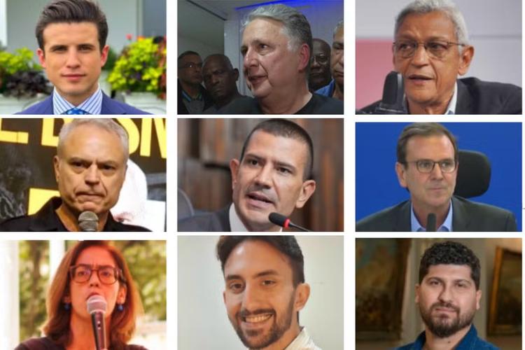 Por onde passaram os candidatos ao governo do RJ? Levantamento mapeia agendas no 1º turno