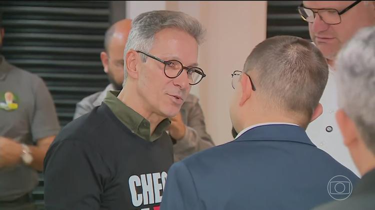 Romeu Zema, candidato à Presidência pelo Novo, faz campanha no Rio Grande do Sul