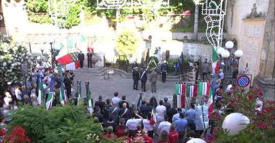 Ripresa integrale delle celebrazioni per il centesimo anniversario dell'inaugurazione del Monumento ai Caduti di Petrali...