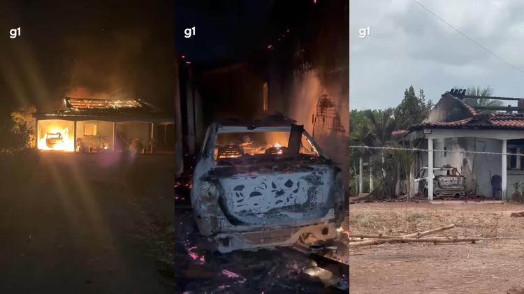 Polícia investiga homicídio e ataques com incêndios a imóveis em São Luís Gonzaga do Maranhão