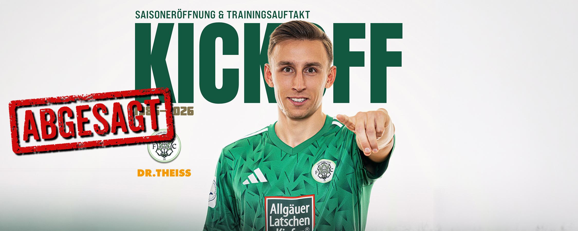 ABSAGE: KICKOFF 2026/27 am 28. Juni am Waldstadion