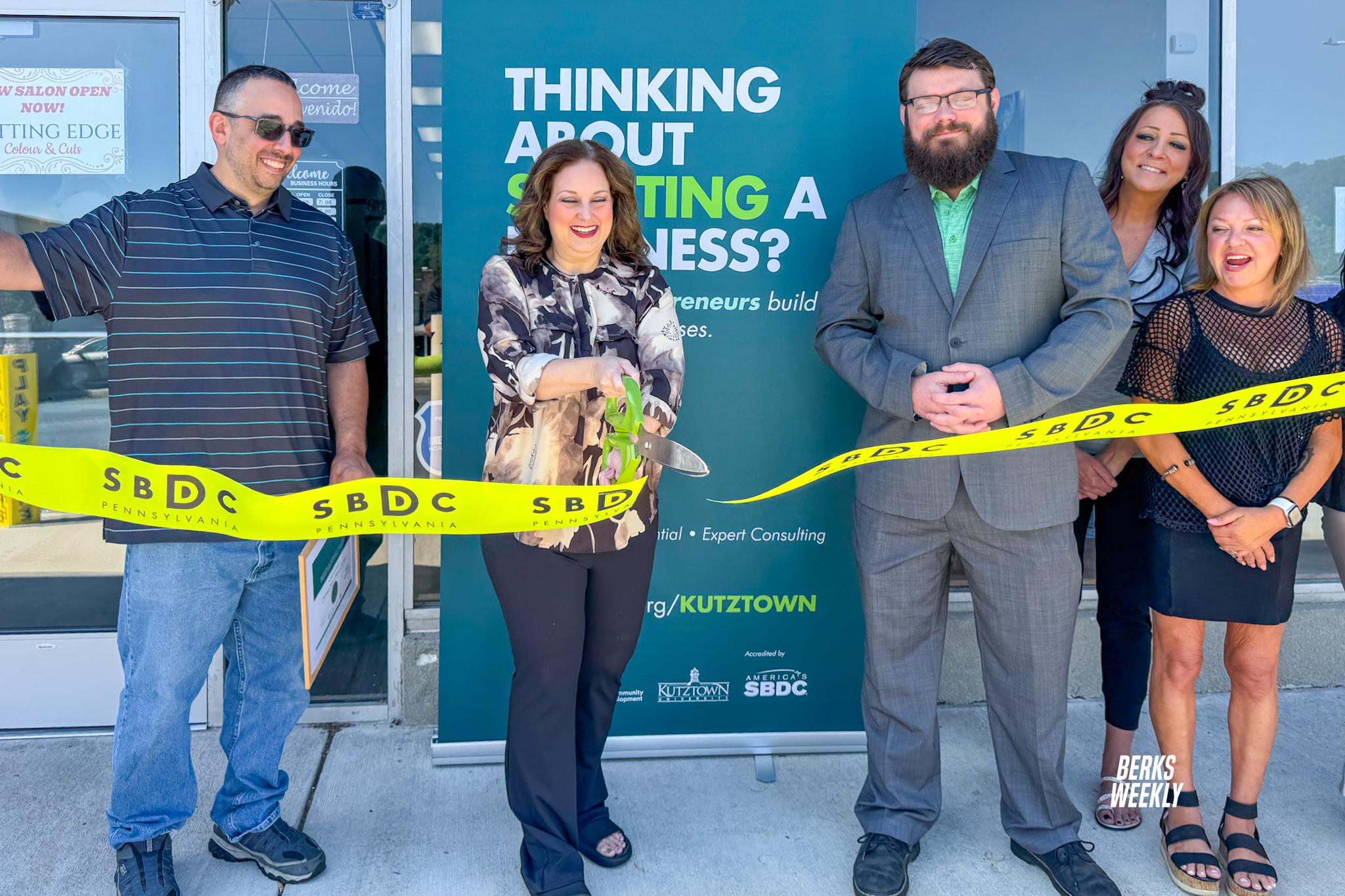 Cutting Edge Colour & Cuts celebrates ribbon cutting in Mount Penn