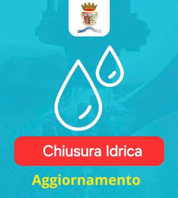 Per permettere la riparazione della conduttura comunale verrà sospeso il servizio idrico nella zona di via XXV aprile e...