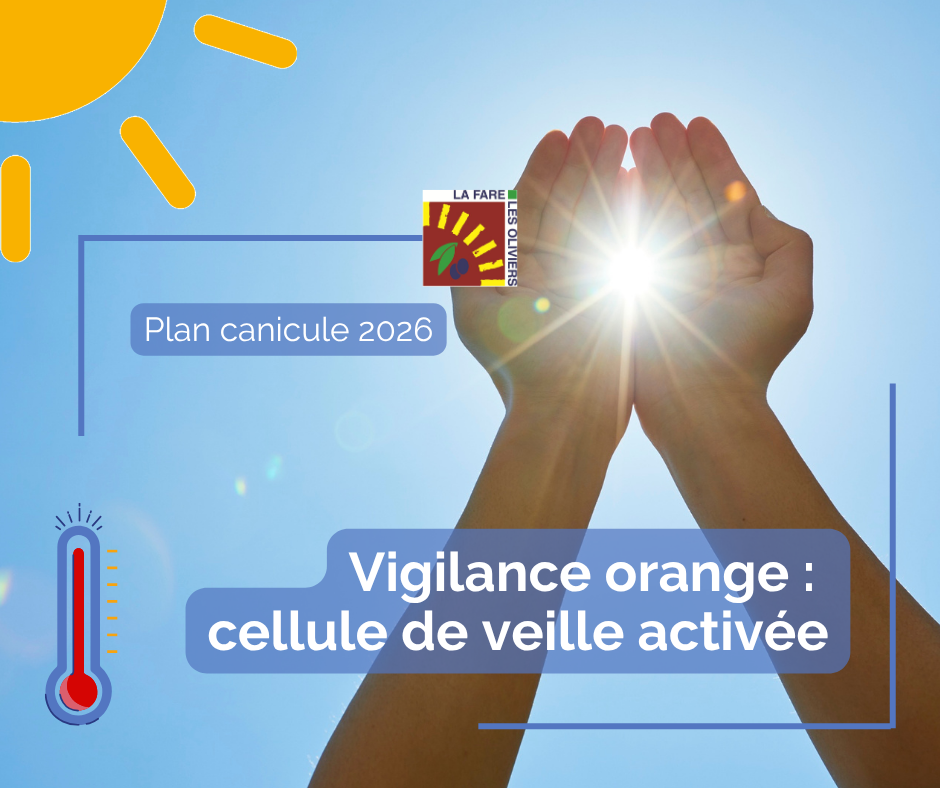 Vigilance orange canicule : la commune pleinement mobilisée