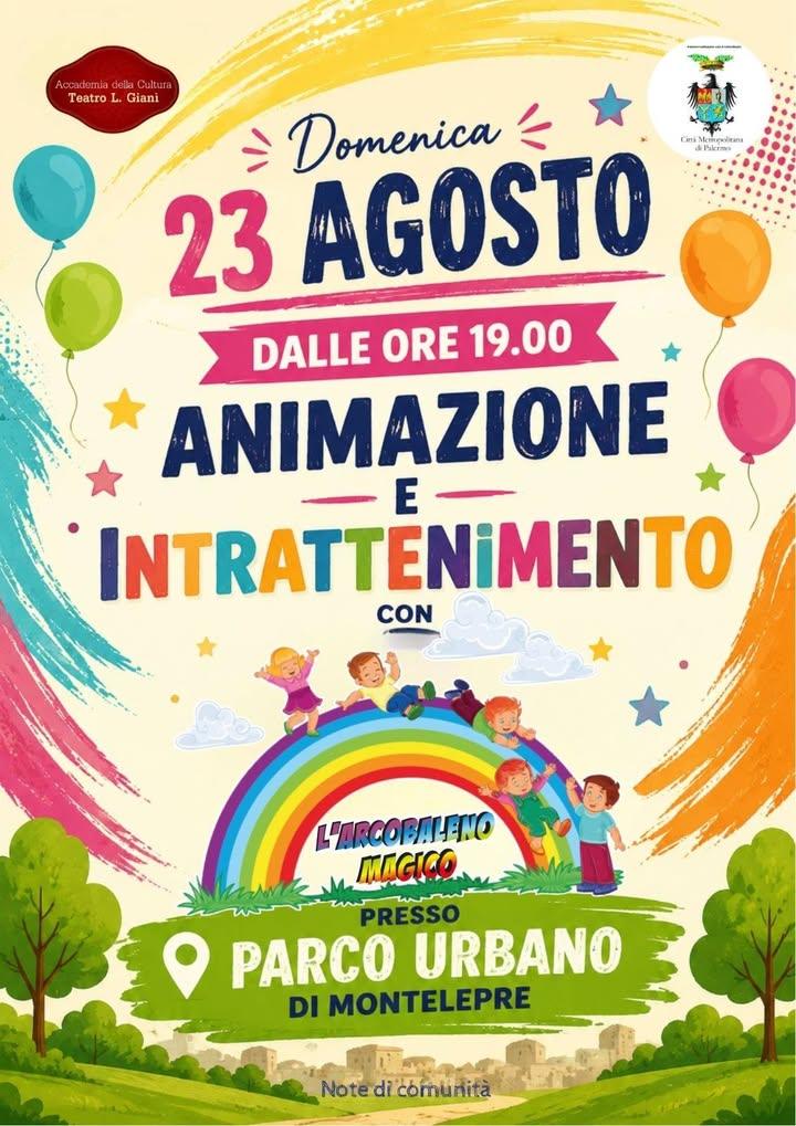 Appuntamento domani sera al parco urbano! Vi aspettiamo!