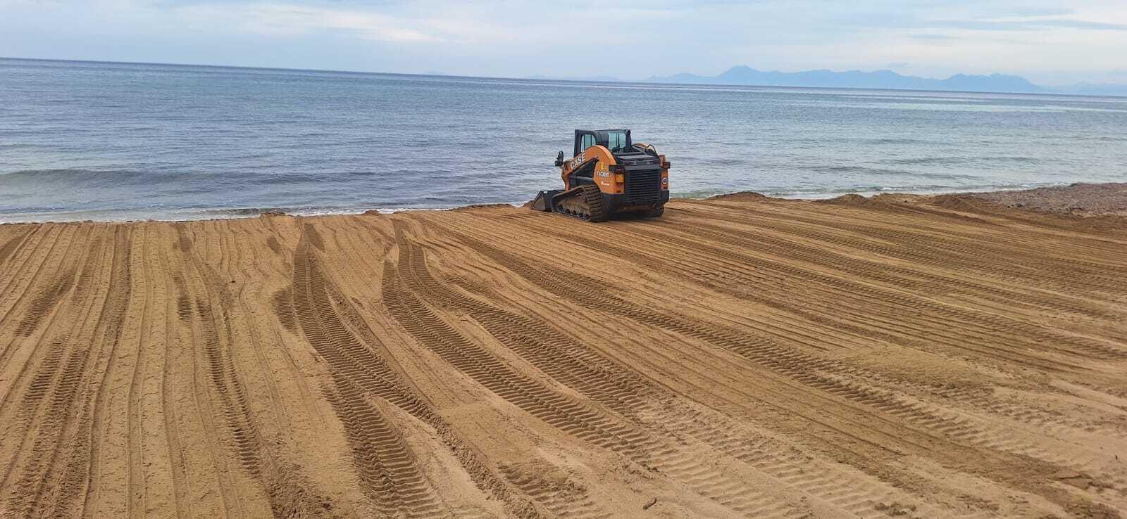 Castellabate prepara le spiagge per l’estate: via alla manutenzione al Pozzillo