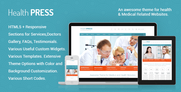 HealthPress: Il Tema WordPress per Eccellenza nel Settore Medico e Sanitario