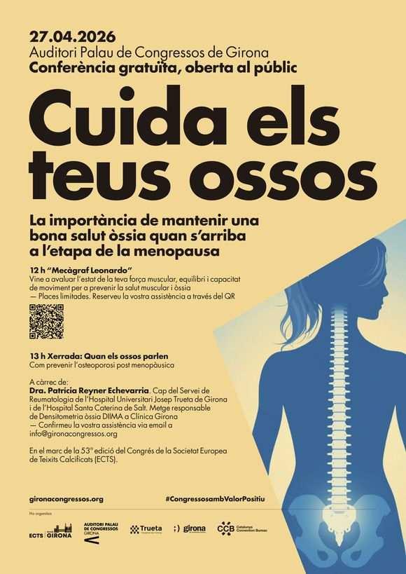 L’Auditori Palau de Congressos de Girona acull la 53a edició del Congrés ECTS, una cita internacional de referència sobre salut òssia