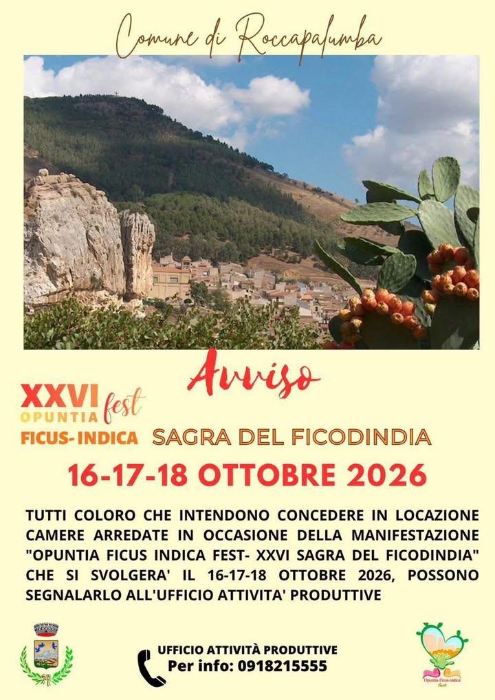 Continuano ad arrivare richieste per alloggi temporanei nei tre giorni della sagra. Chiunque fosse interessato non esiti...