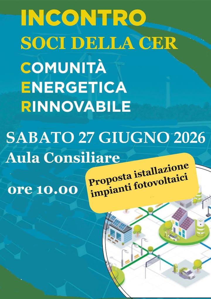 🗓 27 GIUGNO 2026 SABATO  🕙 ore 10.00  📍 presso Aula Consiliare del Comune di Petralia Sottana  ✴️INCONTRO SOCI DELLA...