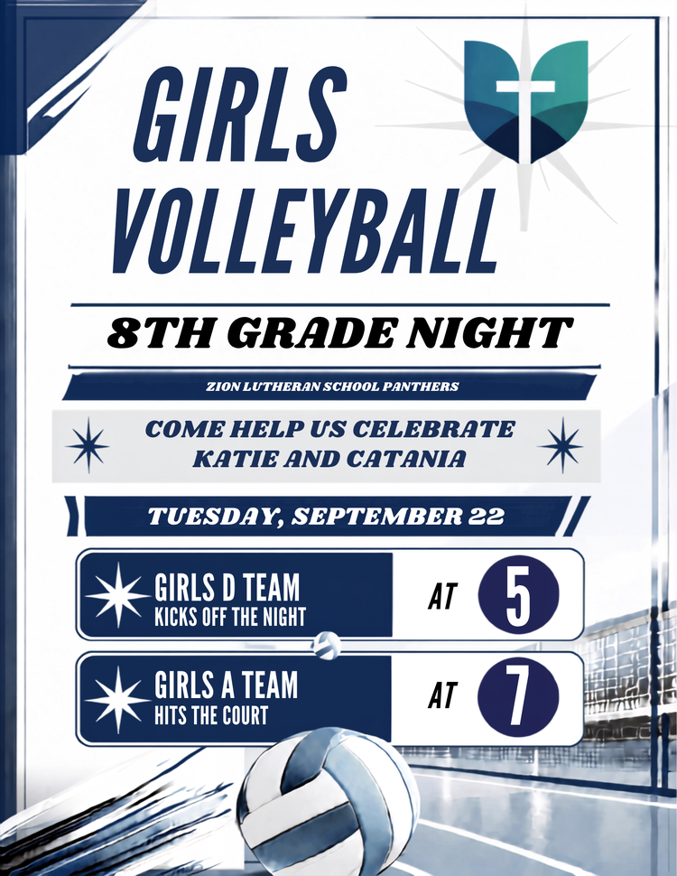Girls Volleyball 8th Grade Night!