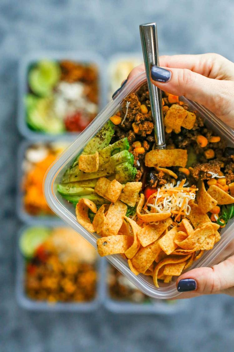 How To Eat Salad Everyday & LIKE IT! (aka the Fritos everyday diet) get all the recipes at barefeetinthekitchen.com