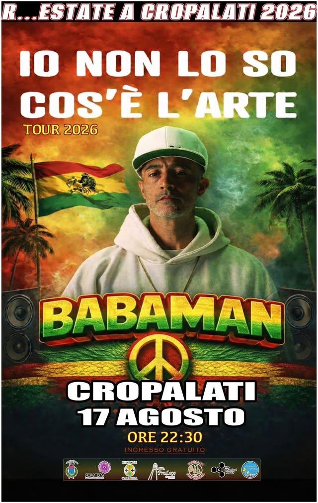 BABAMAN farà parte della terza edizione di “R…ESTATE A CROPALATI”.  Siamo lieti di annunciare che, per la prima volta in...