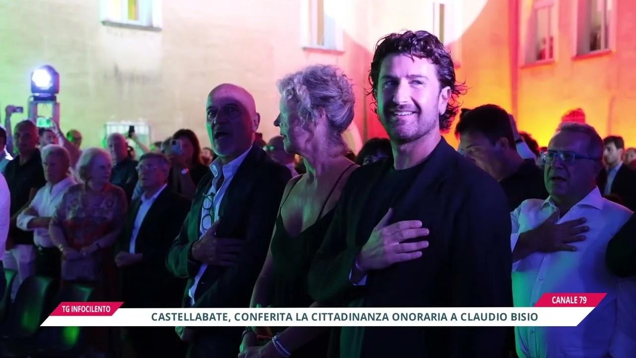Castellabate: conferita la cittadinanza onoraria a Claudio Bisio