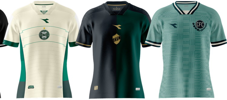 Camisas feitas pelos torcedores do Coritiba