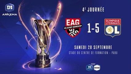 J4 EA Guingamp - Olympique Lyonnais (1-5) D1 Arkema (2)