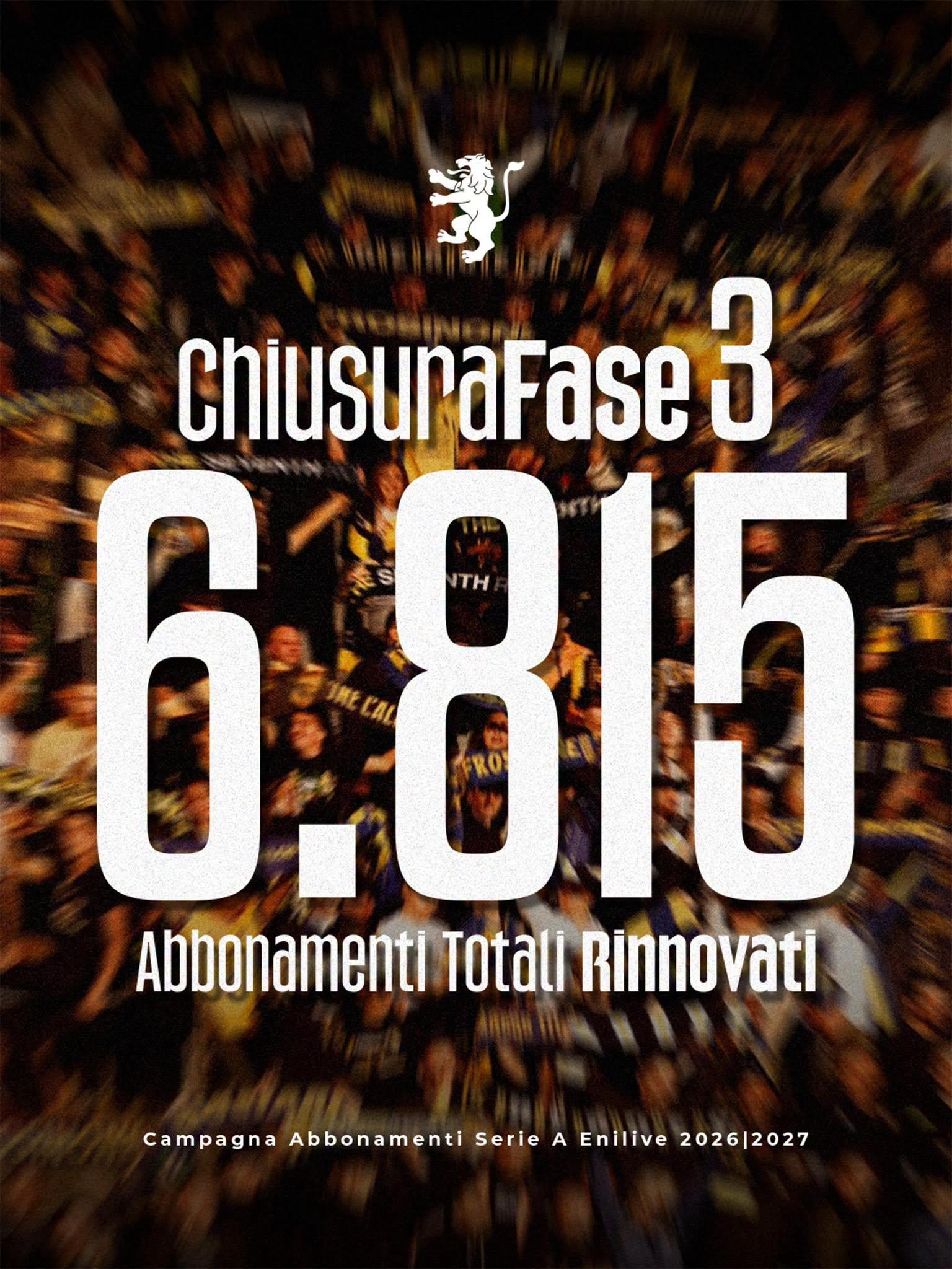 Calcio – Frosinone, 6.815 mila abbonamenti rinnovati (chiusa la fase 3)