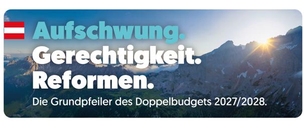 Info der ÖVP zum Staatshaushalt: Grundlage für Aufschwung. Screenshot dievolkspartei.at