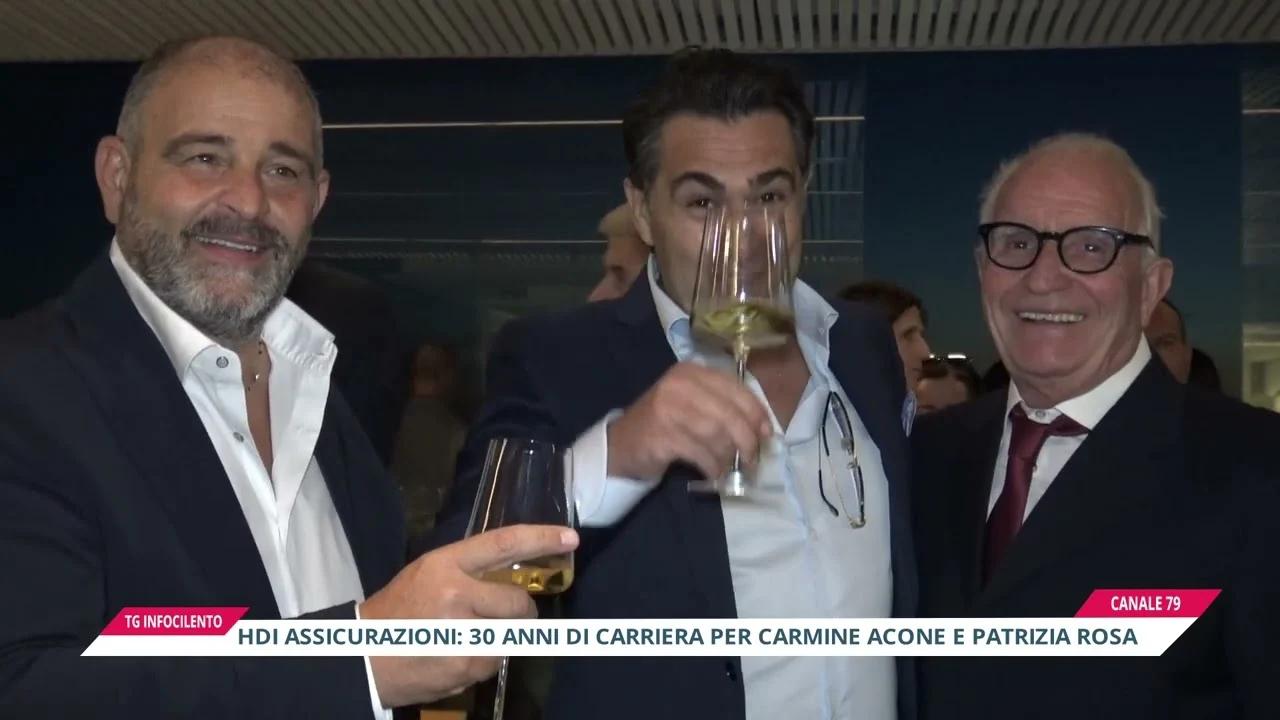Capaccio Paestum: HDI Assicurazioni festeggia 30 anni di carriera per Carmine Acone e Patrizia Rosa
